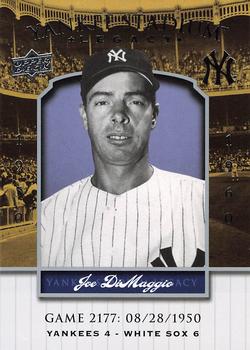 2008 Upper Deck Yankee Stadium Legacy #2177 Joe DiMaggio Front