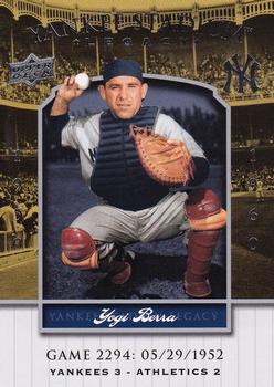 2008 Upper Deck Yankee Stadium Legacy #2294 Yogi Berra Front