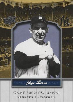 2008 Upper Deck Yankee Stadium Legacy #3002 Yogi Berra Front