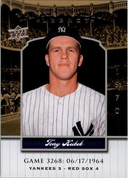 2008 Upper Deck Yankee Stadium Legacy #3268 Tony Kubek Front