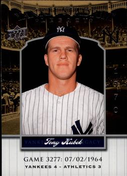 2008 Upper Deck Yankee Stadium Legacy #3277 Tony Kubek Front