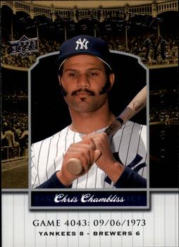 2008 Upper Deck Yankee Stadium Legacy #4043 Chris Chambliss Front