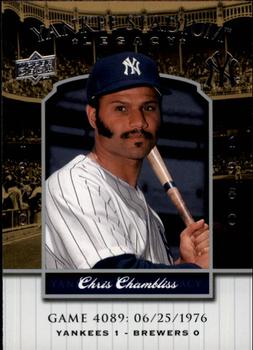 2008 Upper Deck Yankee Stadium Legacy #4089 Chris Chambliss Front