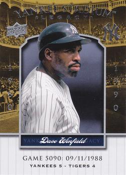 2008 Upper Deck Yankee Stadium Legacy #5090 Dave Winfield Front