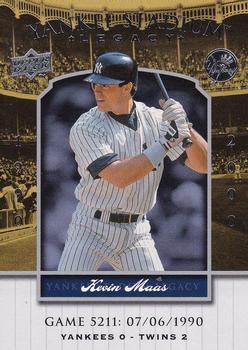 2008 Upper Deck Yankee Stadium Legacy #5211 Kevin Maas Front