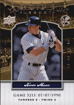 2008 Upper Deck Yankee Stadium Legacy #5213 Kevin Maas Front
