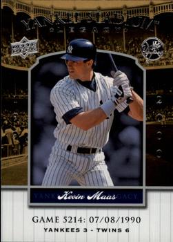 2008 Upper Deck Yankee Stadium Legacy #5214 Kevin Maas Front