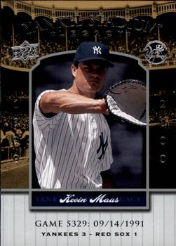 2008 Upper Deck Yankee Stadium Legacy #5329 Kevin Maas Front