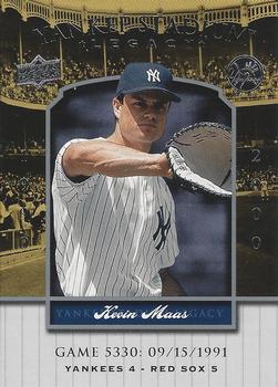 2008 Upper Deck Yankee Stadium Legacy #5330 Kevin Maas Front