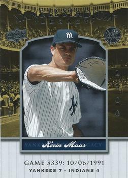 2008 Upper Deck Yankee Stadium Legacy #5339 Kevin Maas Front