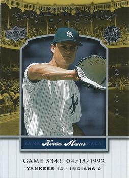 2008 Upper Deck Yankee Stadium Legacy #5343 Kevin Maas Front