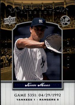 2008 Upper Deck Yankee Stadium Legacy #5351 Kevin Maas Front