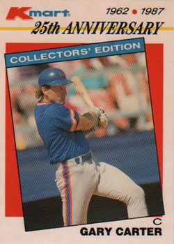 1987 Topps Kmart 25th Anniversary #25 Gary Carter Front