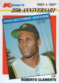 1987 Topps Kmart 25th Anniversary #2 Roberto Clemente Front
