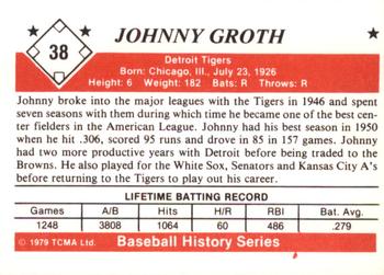 1979 TCMA The 1950’s #38 Johnny Groth Back