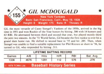 1979 TCMA The 1950’s #155 Gil McDougald Back