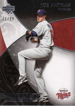 2007 Upper Deck Exquisite Collection Rookie Signatures #79 Joe Nathan Front