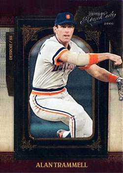 2008 Playoff Prime Cuts #2 Alan Trammell Front