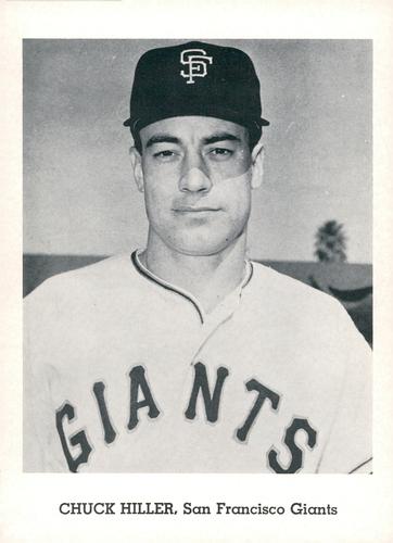 1962 Jay Publishing San Francisco Giants 5x7 Photos #NNO Chuck Hiller Front