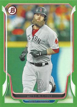 2014 Bowman - Green #124 Mike Napoli Front