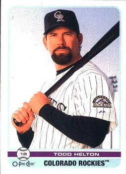 2009 O-Pee-Chee #244 Todd Helton Front