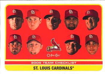 2009 O-Pee-Chee #509 St. Louis Cardinals Front