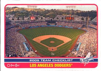 2009 O-Pee-Chee #512 Los Angeles Dodgers Front