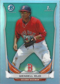 2014 Bowman - Chrome Prospects Refractors #BCP12 Wendell Rijo Front