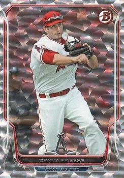 2014 Bowman - Silver Ice #74 David Freese Front