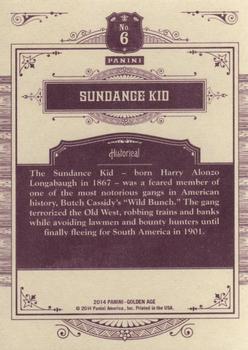 2014 Panini Golden Age #6 Sundance Kid Back