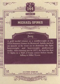 2014 Panini Golden Age #144 Michael Spinks Back