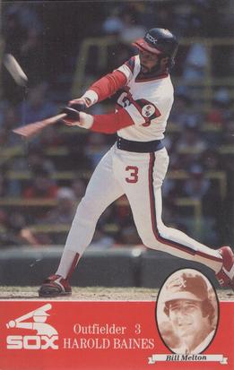 1985 Coke Chicago White Sox #NNO Harold Baines / Bill Melton Front