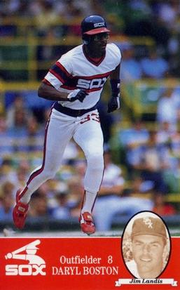 1985 Coke Chicago White Sox #NNO Daryl Boston / Jim Landis Front