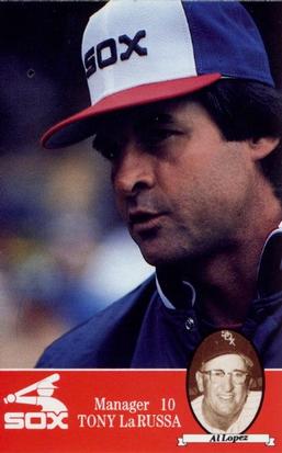 1985 Coke Chicago White Sox #NNO Tony LaRussa / Al Lopez Front