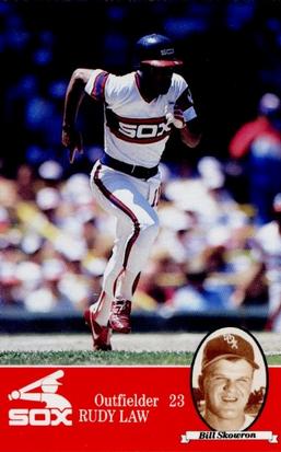 1985 Coke Chicago White Sox #NNO Rudy Law / Bill Skowron Front