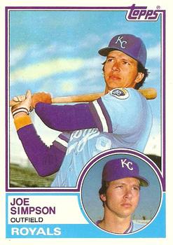 1983 Topps Traded #104T Joe Simpson Front