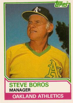 1983 Topps Traded #13T Steve Boros Front