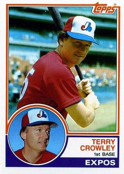1983 Topps Traded #22T Terry Crowley Front