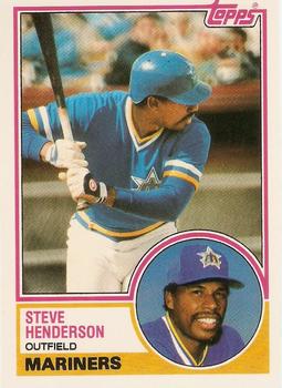 1983 Topps Traded #42T Steve Henderson Front