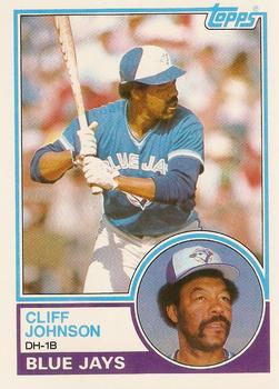 1983 Topps Traded #49T Cliff Johnson Front