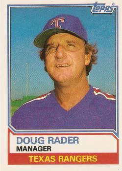 1983 Topps Traded #91T Doug Rader Front