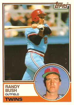 1983 Topps Traded #17T Randy Bush Front