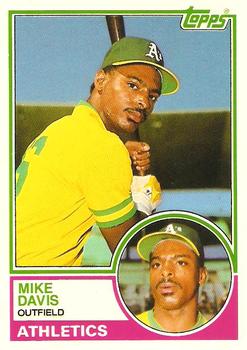 1983 Topps Traded #24T Mike Davis Front