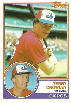 1983 Topps Traded #22T Terry Crowley Front