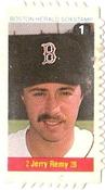 1983 Boston Herald SoxStamps #1 Jerry Remy Front