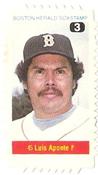 1983 Boston Herald SoxStamps #3 Luis Aponte Front