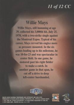 1997 Sports Illustrated - Cooperstown Collection #11 CC Willie Mays Back