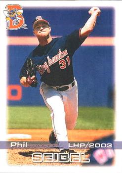 2003 Grandstand Binghamton Mets #27 Phil Seibel Front