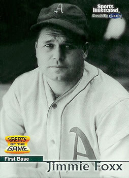 1999 Sports Illustrated Greats of the Game #1 Jimmie Foxx Front