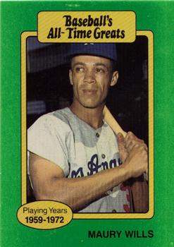 1987 Hygrade All-Time Greats #NNO Maury Wills Front